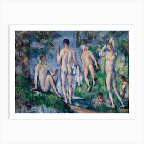 Group Of Bathers, Paul Cézanne Art Print