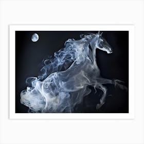 Mystic Moonlit Horse Art Print