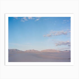 White Sands New Mexico Sunrise II on Film Art Print