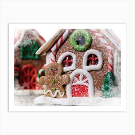 Gingerbread House Art Print