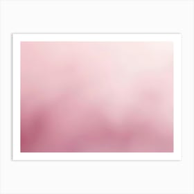 Soft Pink Blurred Background Art Print