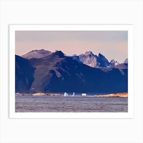 Icebergs In Greenland (Greenland Series) 1 Art Print