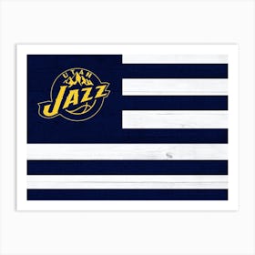 Utah Jazz 3 Art Print