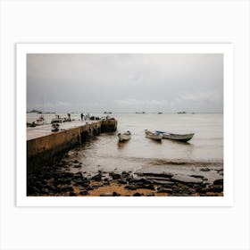 Old Tropical Harbour Art Print