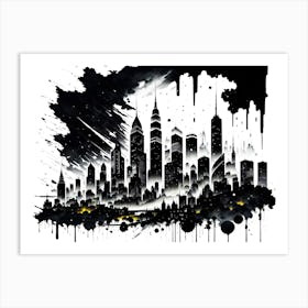 New York City Skyline 6 Art Print