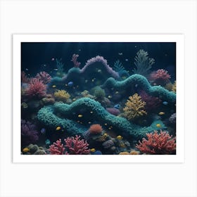 Coral Reef 6 Art Print