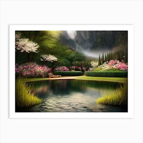 Beautiful Garden Art Print