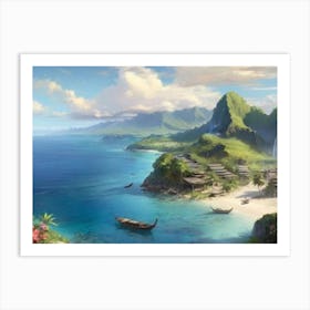 Tropical Island 5 Art Print