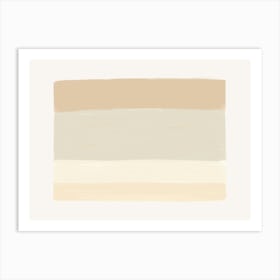 Beige Paint Color Art Print