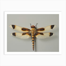 Dragonfly Halloween Pennat Celithemis 5 Art Print