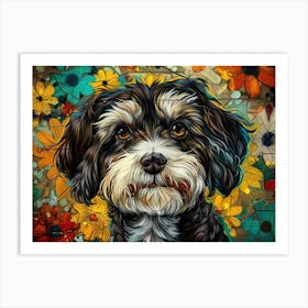 Havanese Fine Art Portrait 1 Art Print