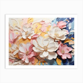 Paper Flowers 12 Art Print