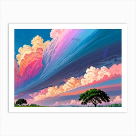 Leonardo Anime Xl Colour Shines In A Dazzling Display Of Brill 1 (5) Art Print