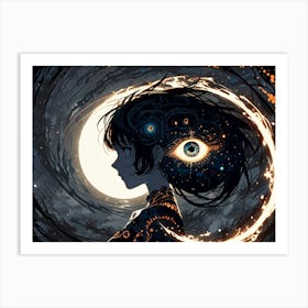 Eye Of The Moon Art Print