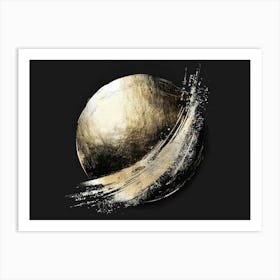 Golden Sphere 1 Art Print