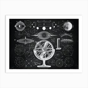 Astronomy Poster - Alchemy constellations poster Art Print