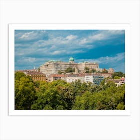 Buda Castle Budapest City Hall 3 Art Print