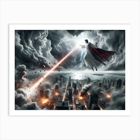 Jesus In The Sky Art Print