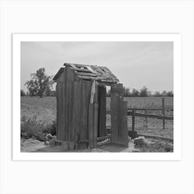 Privy Of Sharecropper Family, New Madrid County, Missouri By Russell Lee Art Print