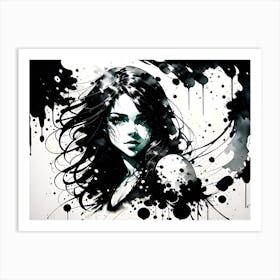 Black And White Painting Art Print