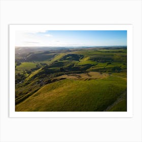 Aerial View Of The Dales 3 Art Print