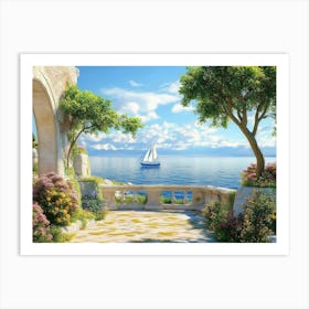 Beautiful Sea View 3 Art Print