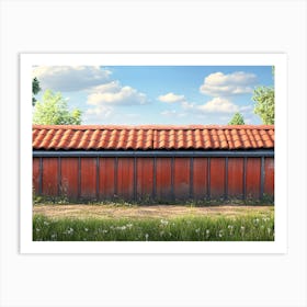 Red Barn Art Print