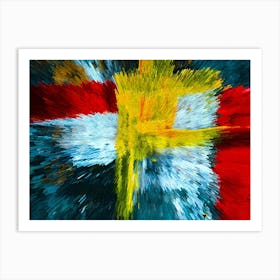 Acrylic Extruded Painting 35 Art Print