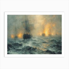 The fog of war Art Print