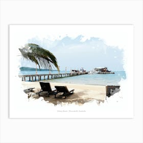 Victory Beach, Sihanoukville, Cambodia Art Print