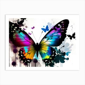 Colorful Butterfly 122 Art Print