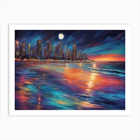 Color Of The Night Art Print