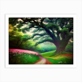 Path Through The Forest Art Print