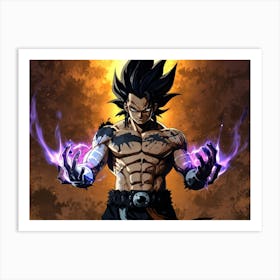 Dragon Ball Z Wallpaper 45 Art Print