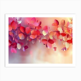 Abstract Leaves 6 Art Print