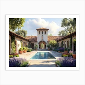 Spanish Winery 2 Art Print