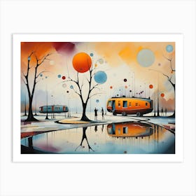 Rv Park Art Print