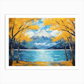 Mountain Fuji In Autumn Art Print