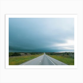 Stormy Road Art Print