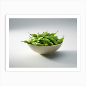 Green Beans In A Bowl Art Print