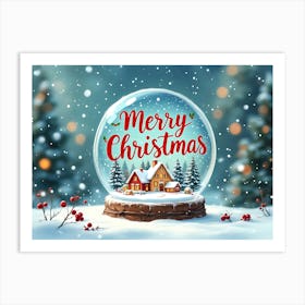 Merry Christmas Art Print