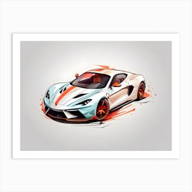 Mclaren Gt1 Art Print