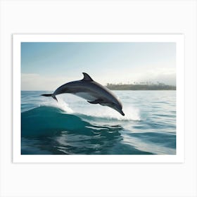 Dolphin Leaping Art Print