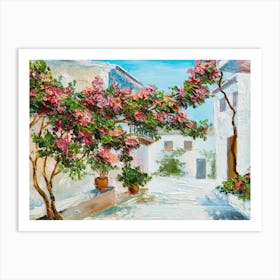 Greece Painting Art Print