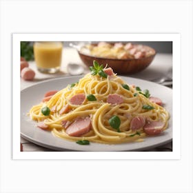 Carbonara Art Print