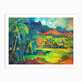 Hawaiian Landscape 1 Art Print