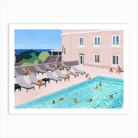 Piscine De L'Hotel Art Print