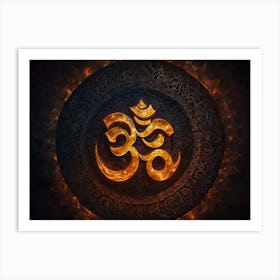 Om Symbol 2 Art Print