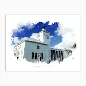 City Hall & Arts Centre, Bermuda, Caribbean Art Print