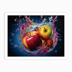 Fruit Splash 12 Art Print